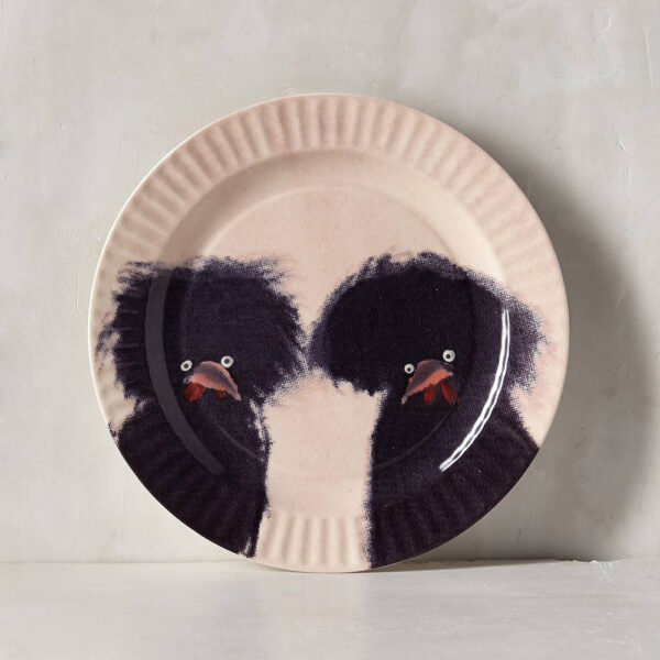 Black Birds Plate