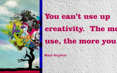 You can’t use up creativity.